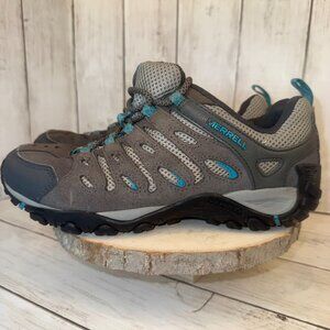 Merrell Women's Crosslander 2 Hiking Shoes J599562 US Size 8 Gray Teal Lace Up